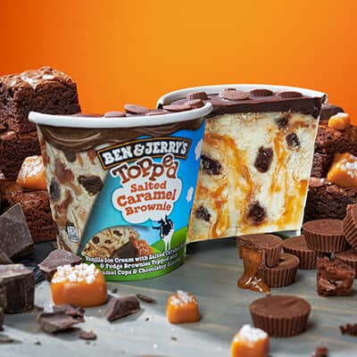 Topped Salted Caramel Brownie