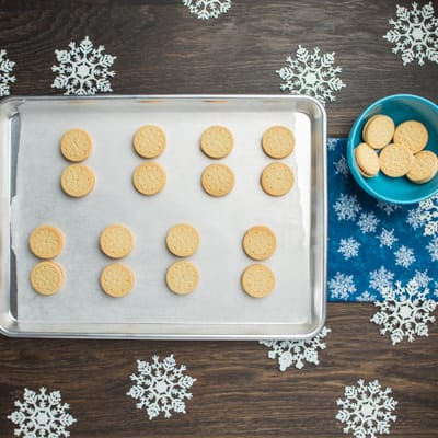 Step 1 Vanilla cookies with filling removed