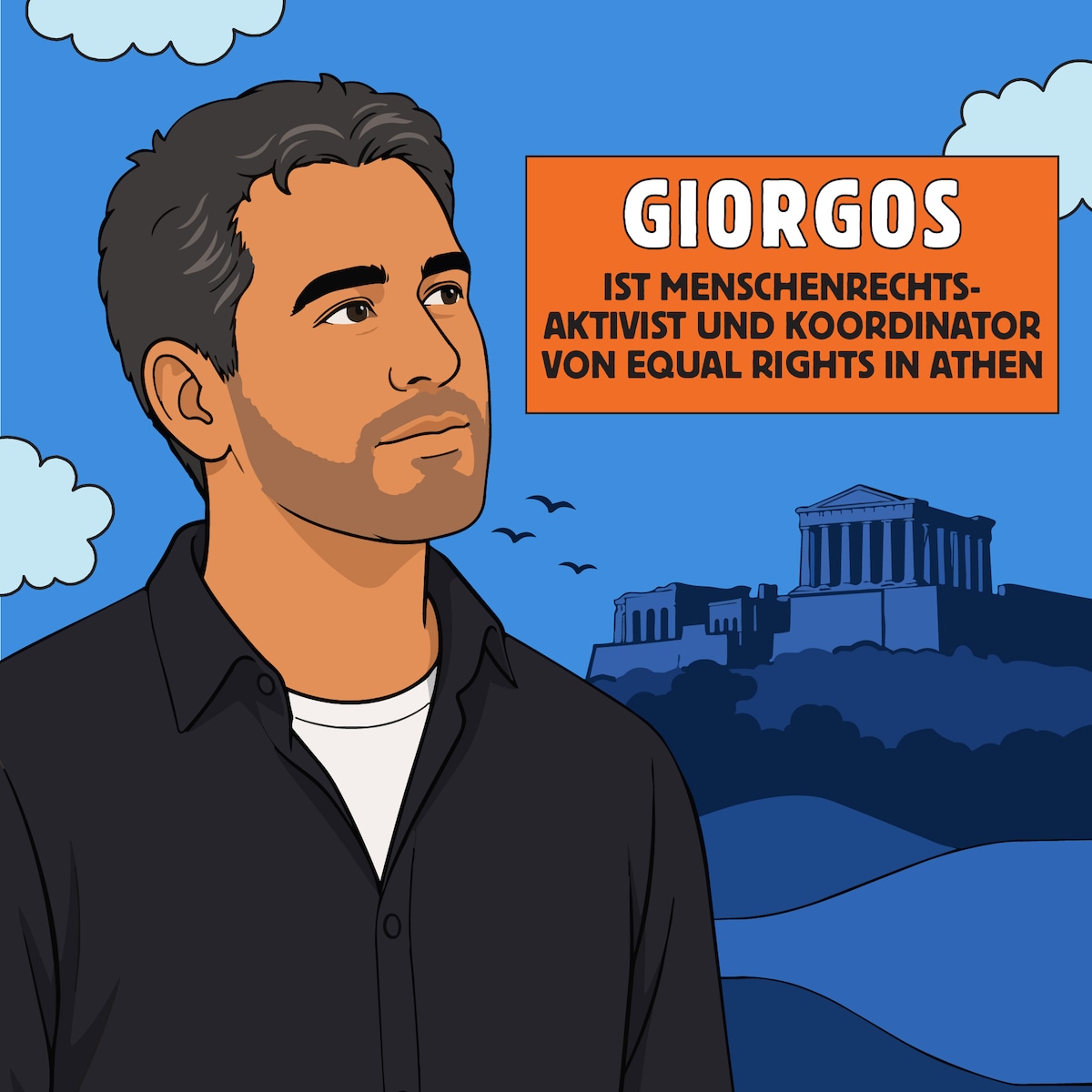 Giorgos – Menschenrechtsaktivist für marginalisierte Gruppen