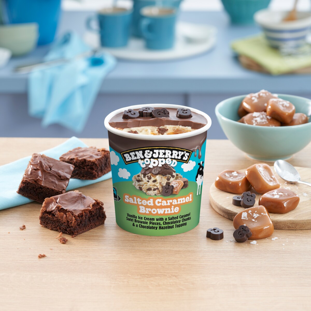 Salted Caramel Brownie Topped - Pint 3 / 4