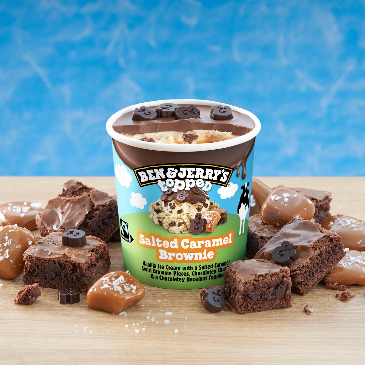 Salted Caramel Brownie Topped - Pint 2 / 4