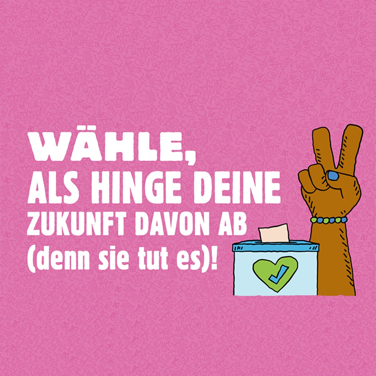 Wähle, als hinge deine Zukunft davon ab (denn sie tut es)!